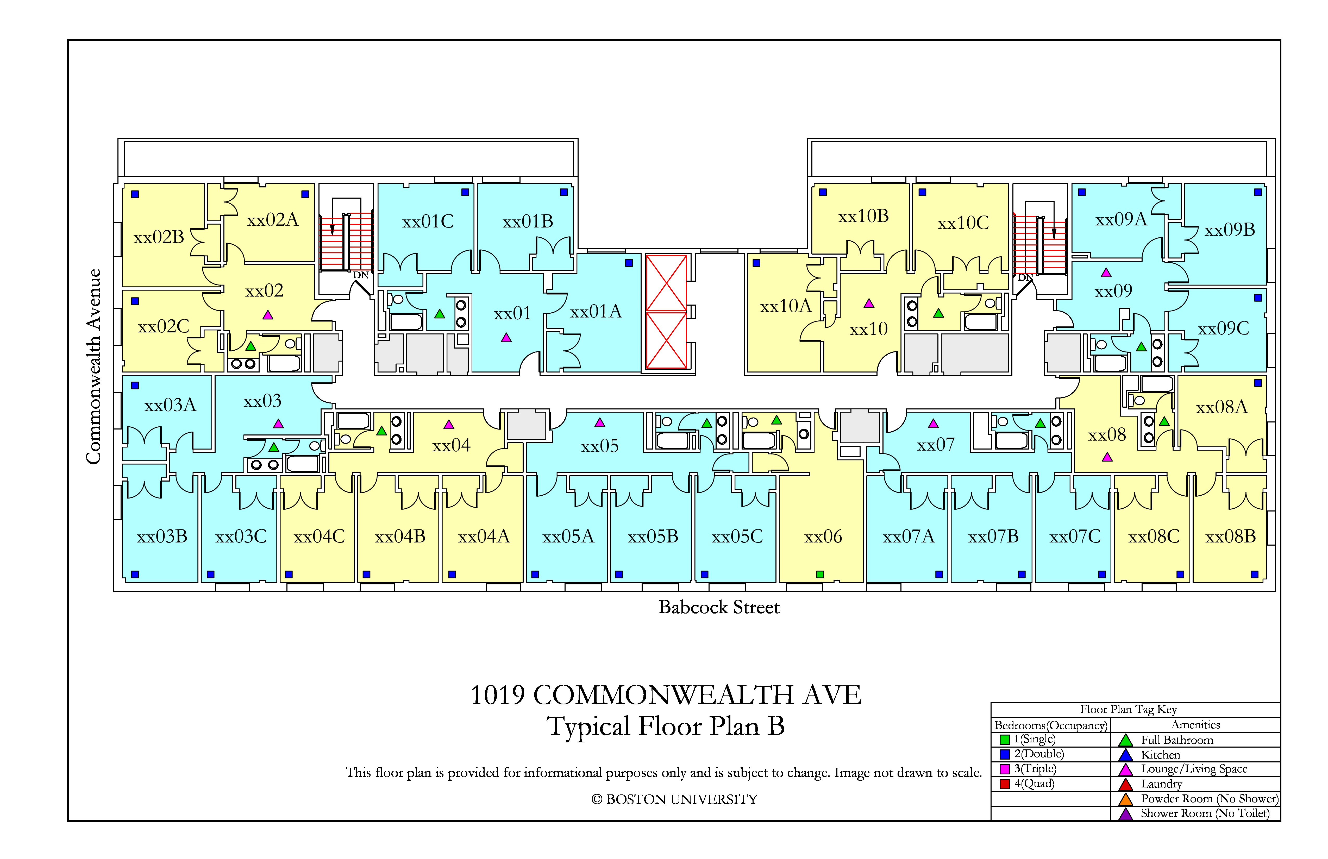 1019 Commonwealth Ave Floor Plan » Housing Boston University