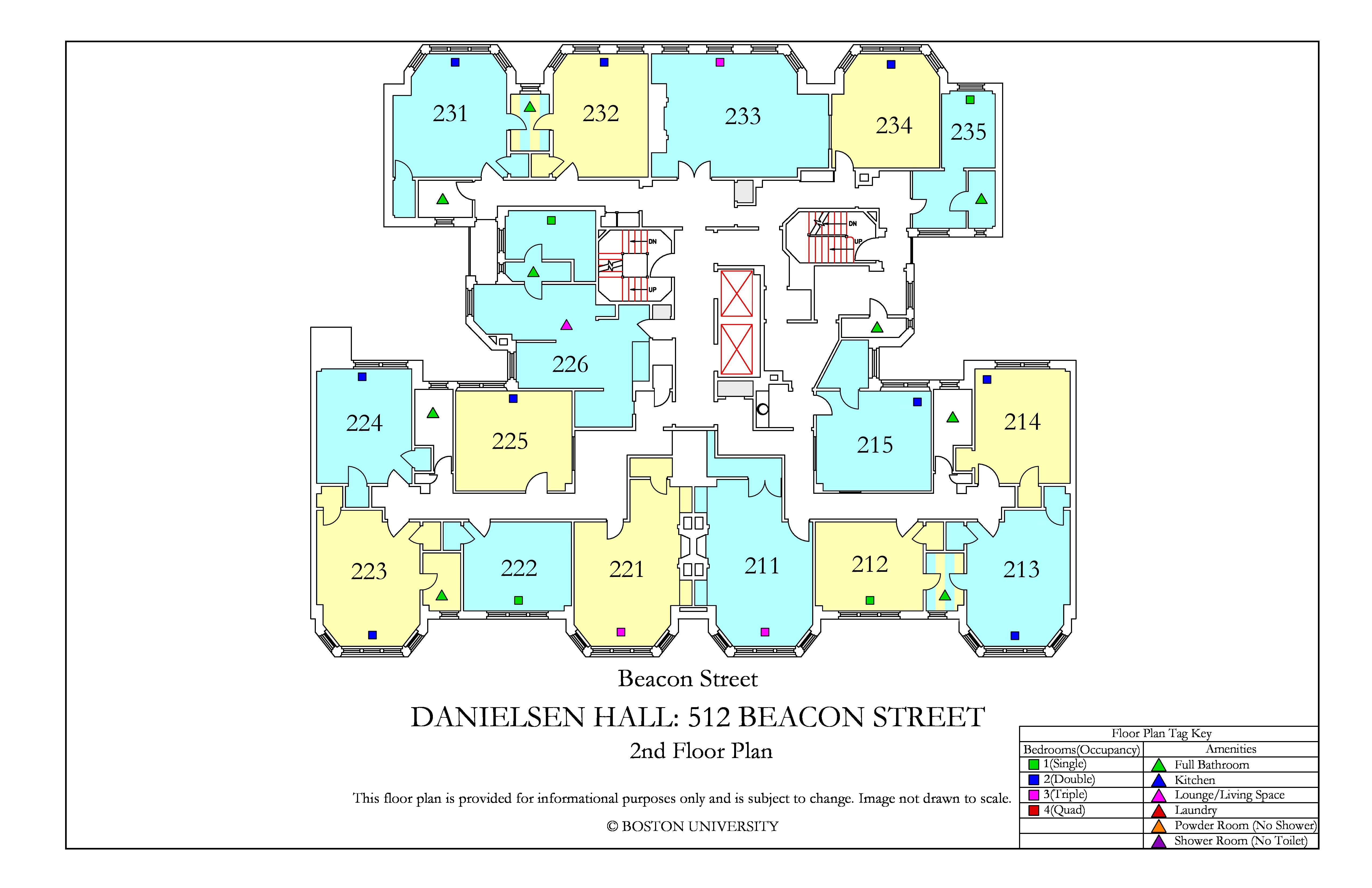 Danielsen Hall Floor Plan Boston University Housing