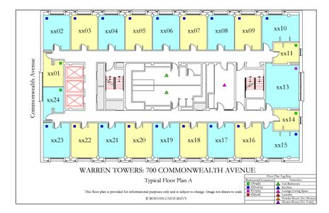 Warren Towers Typical Floor Plan A