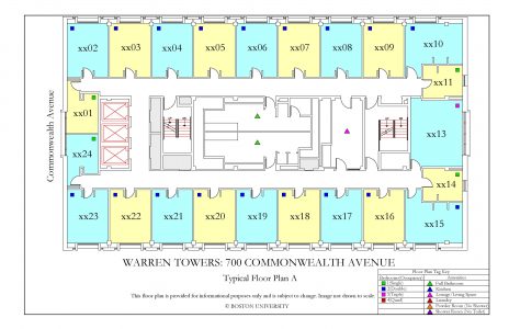 Warren Towers Typical Floor Plan A
