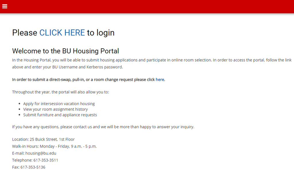 welcome page