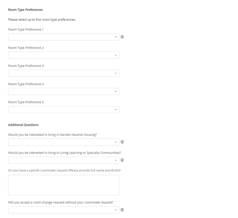 Room Change Requests Walkthrough Boston University Housing