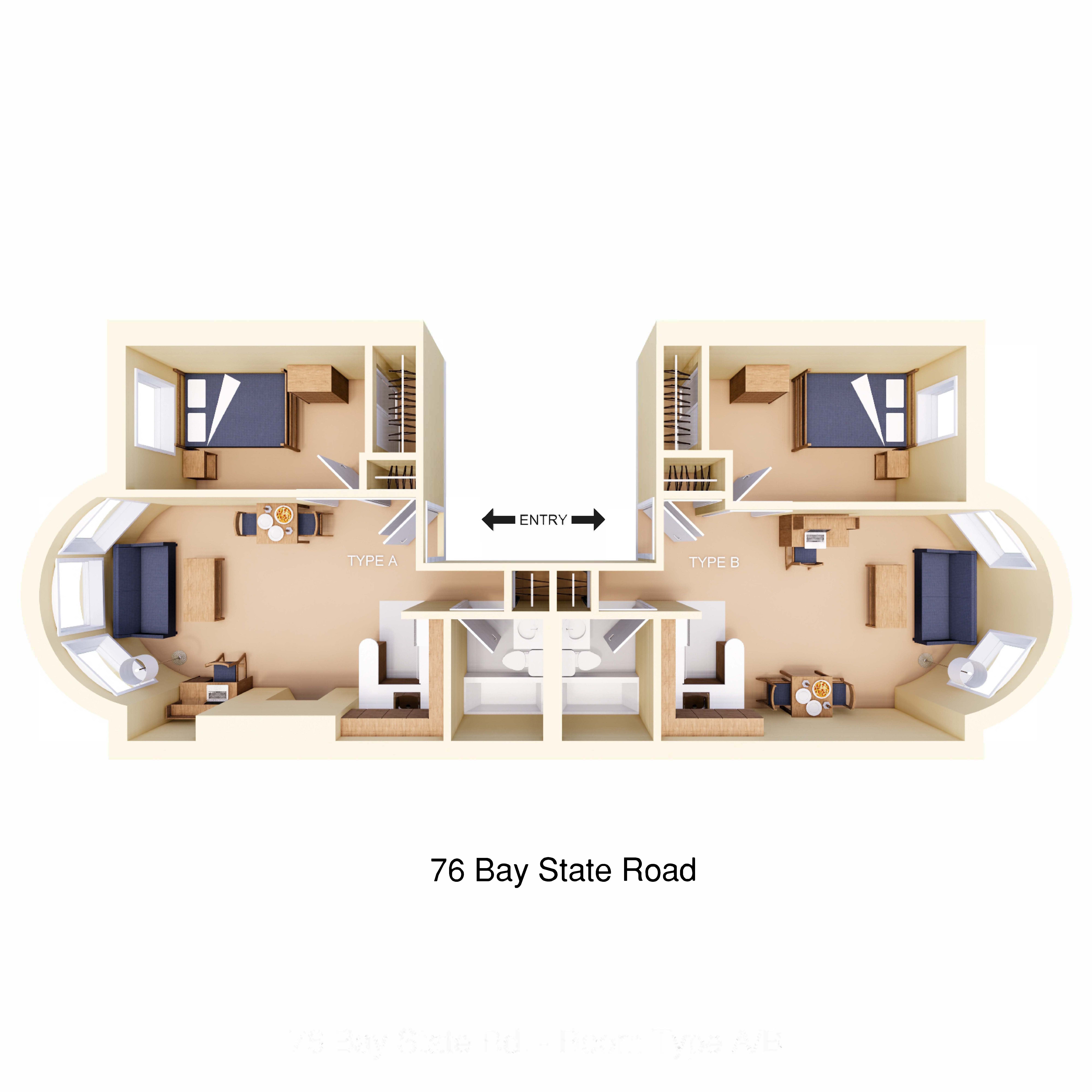 76 Bay State Road Boston University Housing