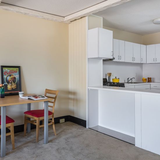 860 beacon street kitchen and dining area
