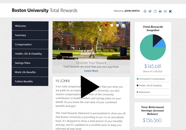 BU Total Rewards & myFiTage | Human Resources