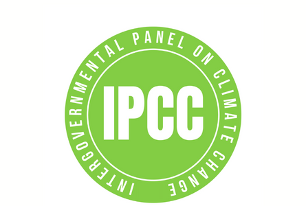 IPCC written out in green circle