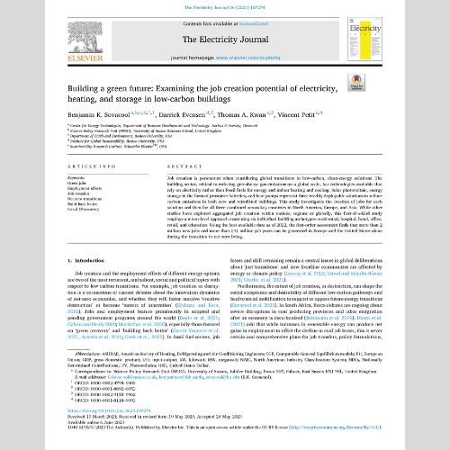 Article cover with title, authors, and abstract