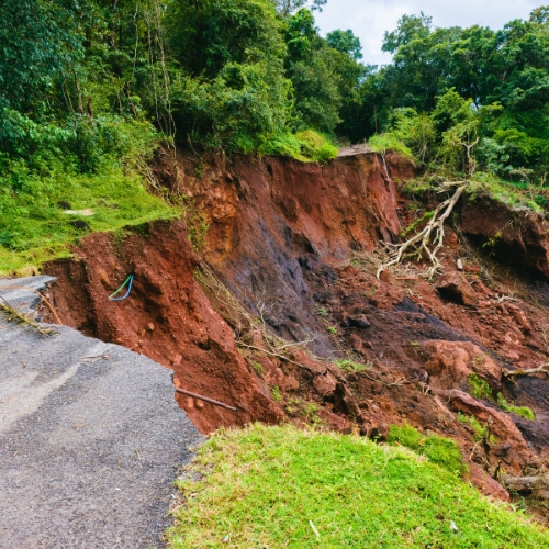 Image of a landslide