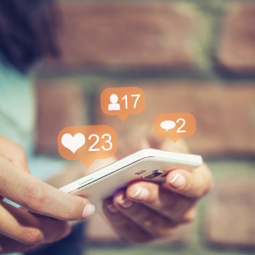 Social media notifications
