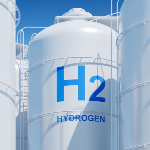 Hydrogen storage tank.