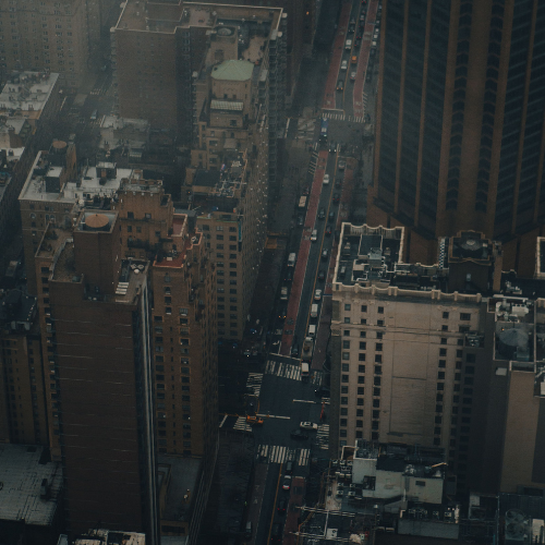 NYC birds eye view