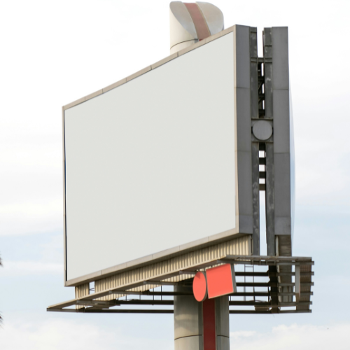 Blank billboard.