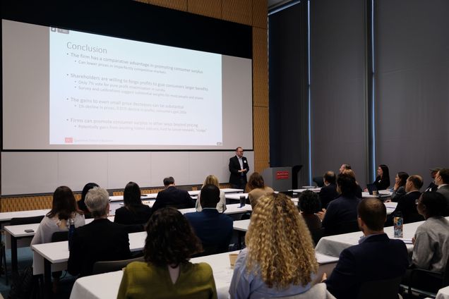Keith Ericson lecture with audience