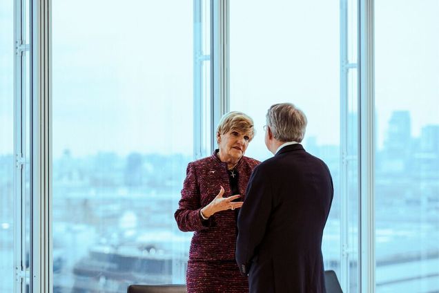 Mayor of Fort Worth, TX Betsy Price speaks to newly elected UK mayor