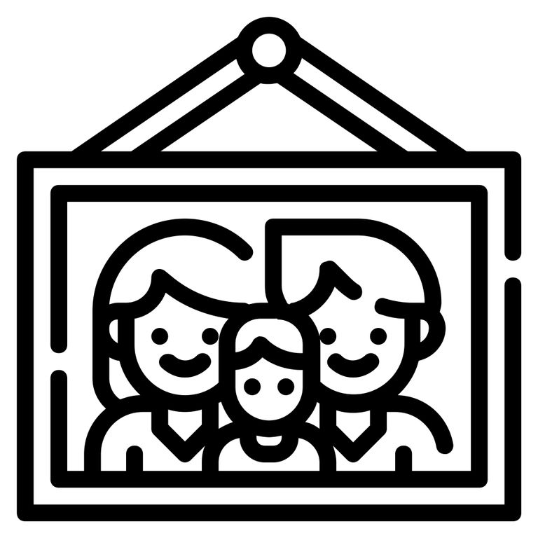 family outline icon