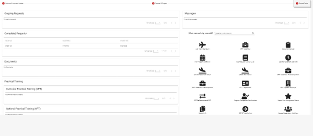 example of the third section of the Student Profile