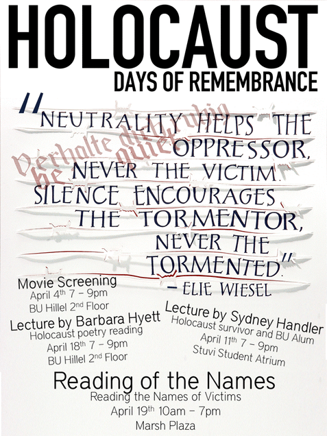 Holocaust Remembrance Day Poster