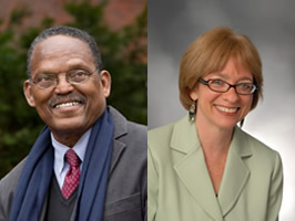William Julius Wilson, Lewis P. and Linda L. Geyser University Professor and director of Joblessness and Urban Poverty Research Program at the Harvard Kennedy School, and US Equal Employment Opportunity Commission’s Commissioner Chai R. Feldblum gave the keynotes at BU Law's CRA at 50 conference.