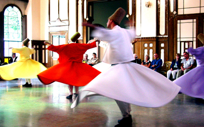 Karen Cavanagh (LLM in IP Law'15) traveled to Turkey to study as a whirling dervish following a traumatic brain injury. Photo by Vladimer Shioshvili (Whirling Dervishes) [CC BY-SA 2.0 (http://creativecommons.org/licenses/by-sa/2.0)], via Wikimedia Commons.
