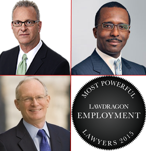 (Clockwise from top left) Jeremy Roth, Nigel Telman, and Gary Ford were named among Lawdragon's most powerful employment attorneys for 2015.