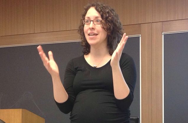 Heidi Williams, Class of 1957 Career Development Assistant Professor in MIT’s Department of Economics, recently came to campus to discuss her paper, “Do Firms Underinvest in Long-Term Research? Evidence from Cancer Clinic Trials,” as part of BU Law’s IP Speaker Series.