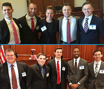 BU Law teams at the ABA Section of Labor and Employment Mock Trial Competition