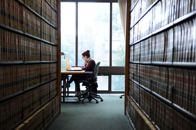9/16/2013 - Boston, MA LAW faculty, advisors, and students at the LAW building, Barrister's Hall, and BU Beach. Photos in the LAW library, student lounge, and campus/Commonwealth Ave Photo by Tim Llewellyn for Boston University Photography