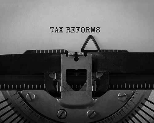 Tax Reform Typewriter
