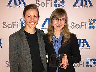 Maris Kramer Brosnan and Ainsley Tucker (both ’21)