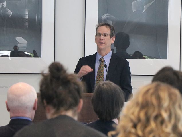 David Cole giving his lecture
