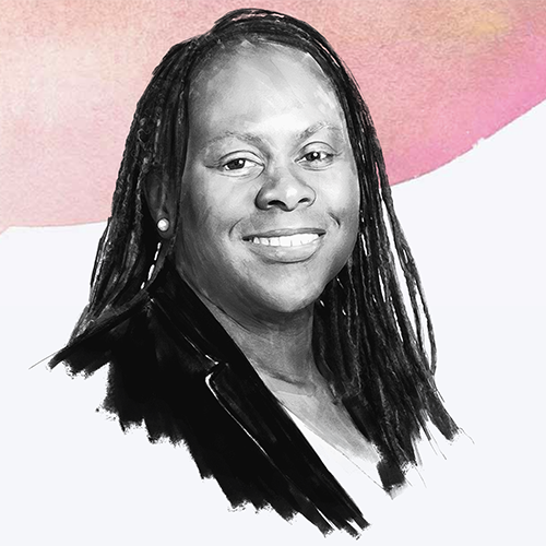 An illustration of BU Law dean Angela Onwuachi-Willig