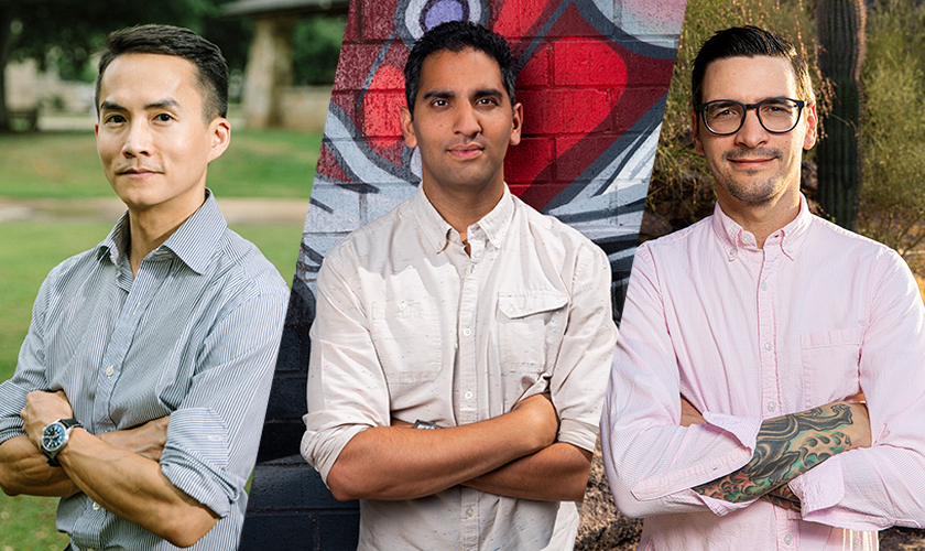 BU Law alumni Joshua Tom, Somil Trivedi, and Jared Keenan work together toward criminal justice reform for the ACLU