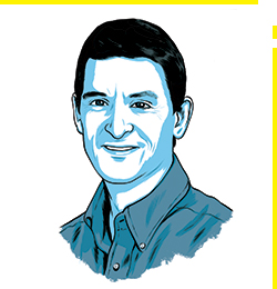 Illustration of Professor Gerald Leonard