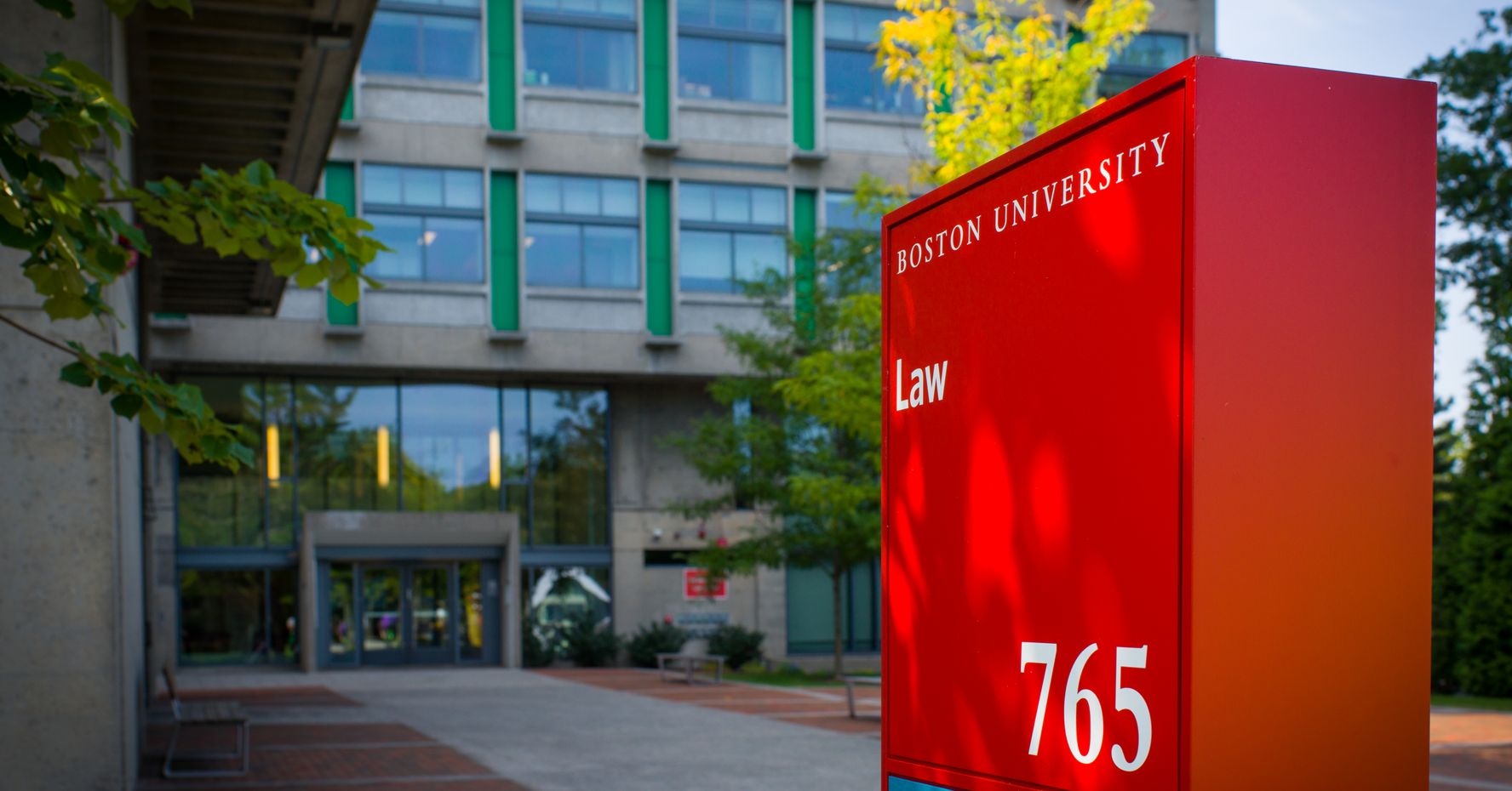 BU Law Exterior Zoom