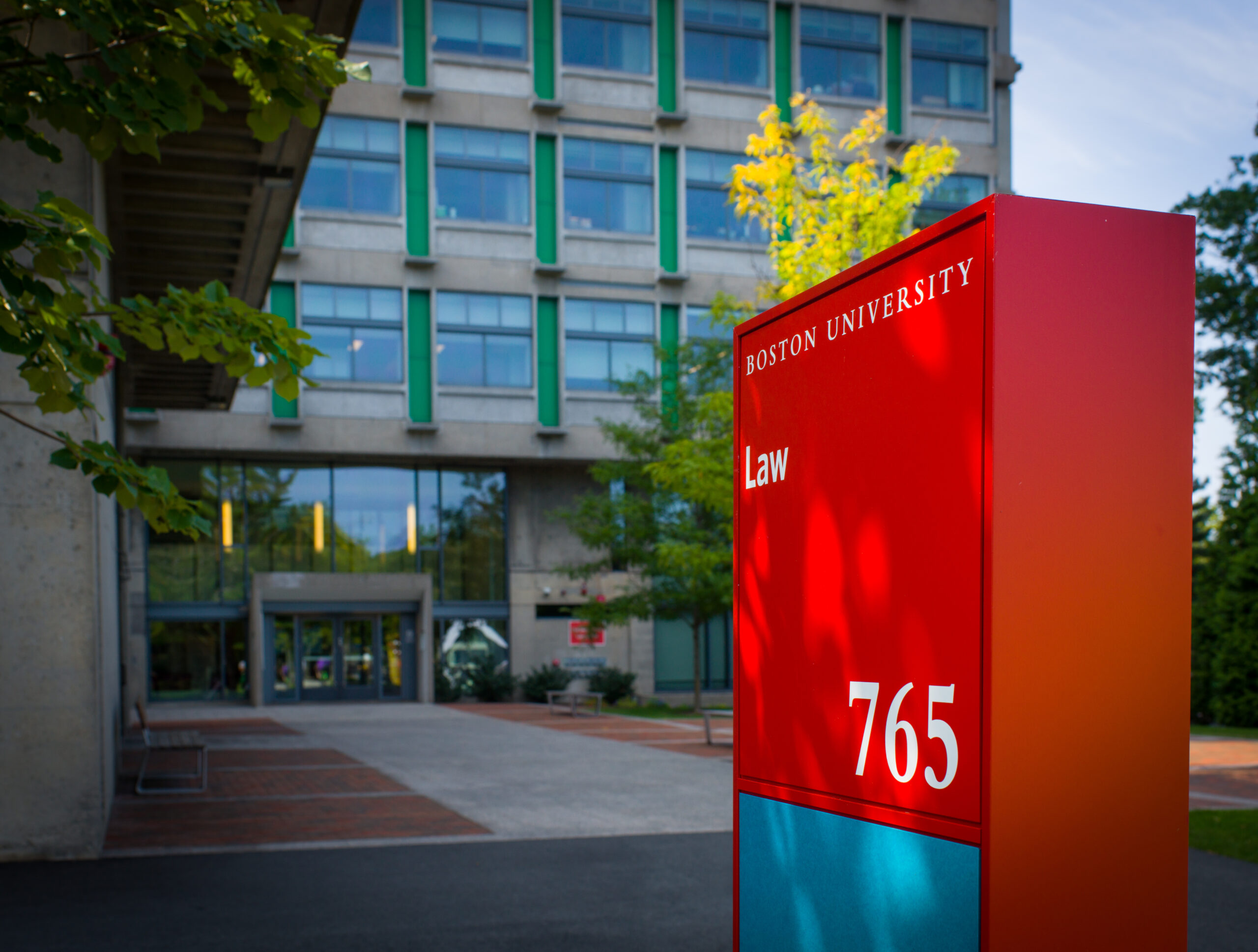 BU Law Exterior Zoom
