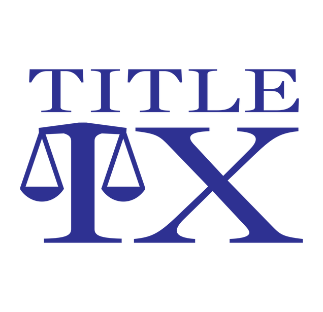 Title IX with the scales of justice