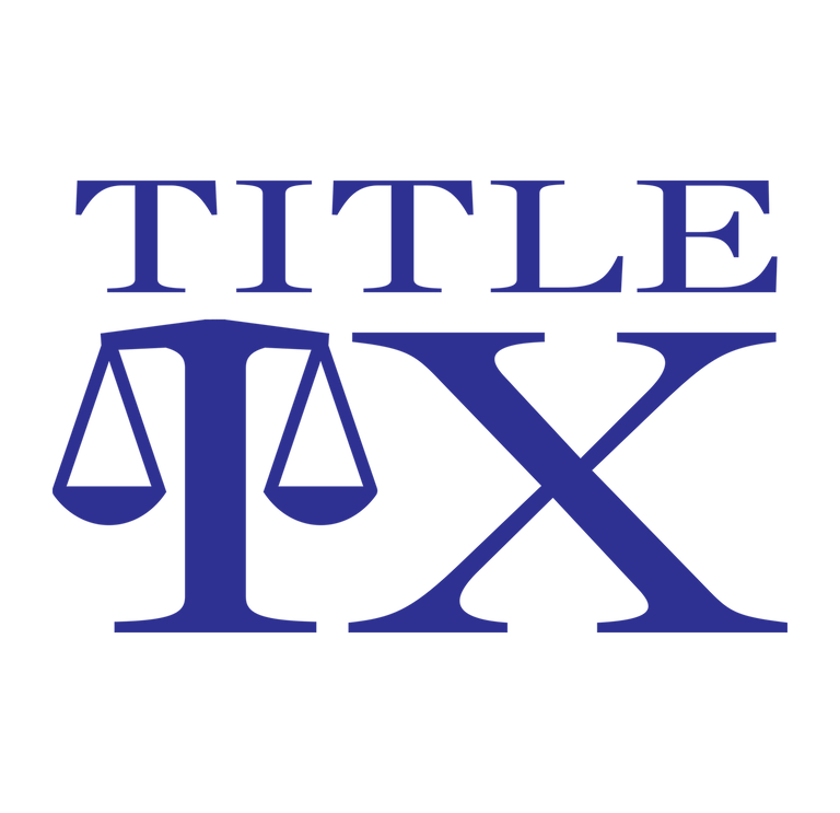 Title IX with the scales of justice