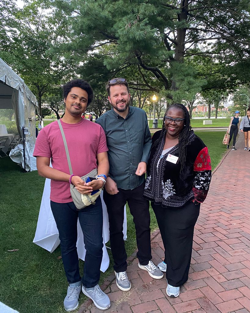 Dean Angela Onwuachi-Willig with her family