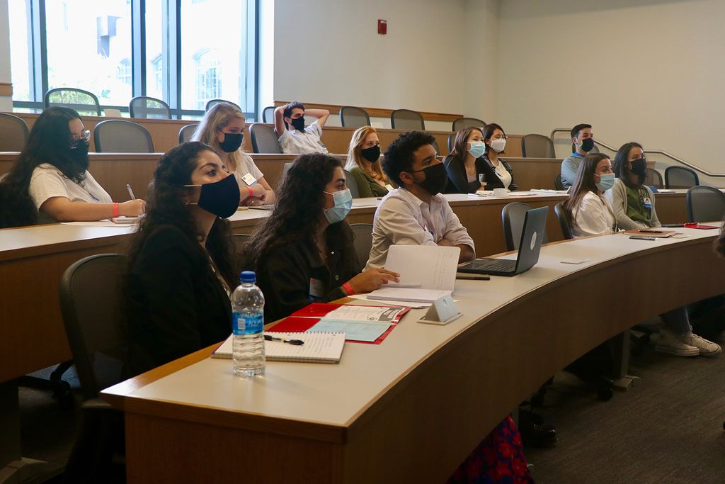 JD students in a BU Law classroom