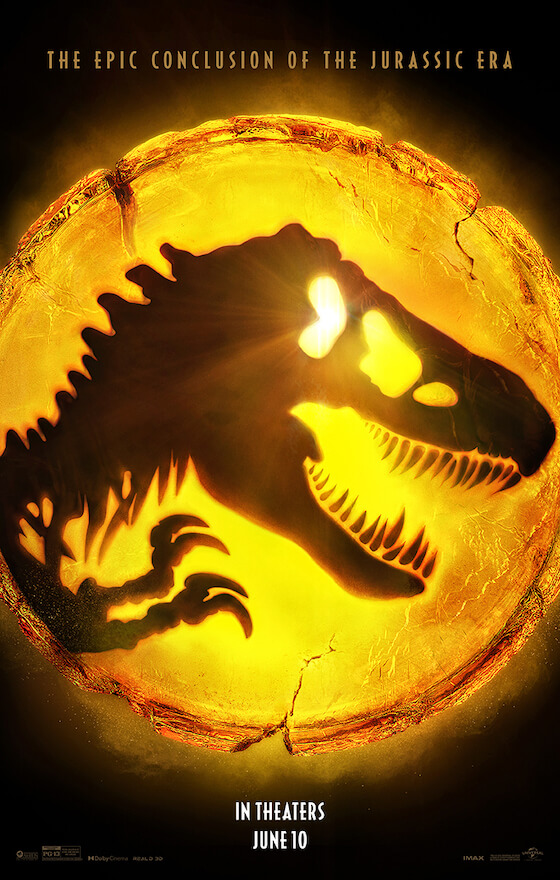 Movie poster for Jurassic World Dominion