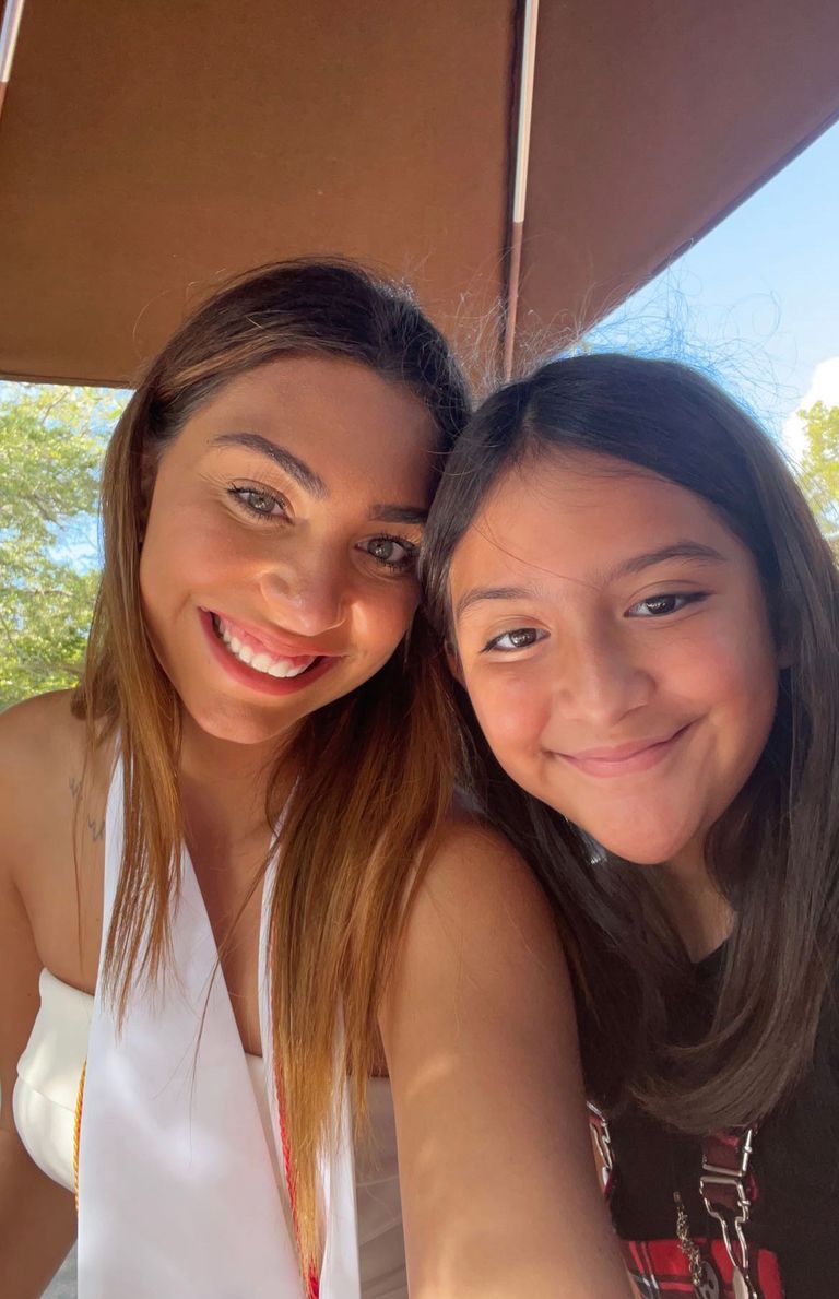 Samantha Ligori ('25) and her cousin