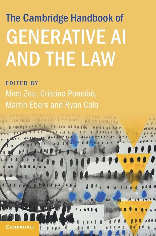 Cover of "The Cambridge Handbook of Generative AI and the Law"