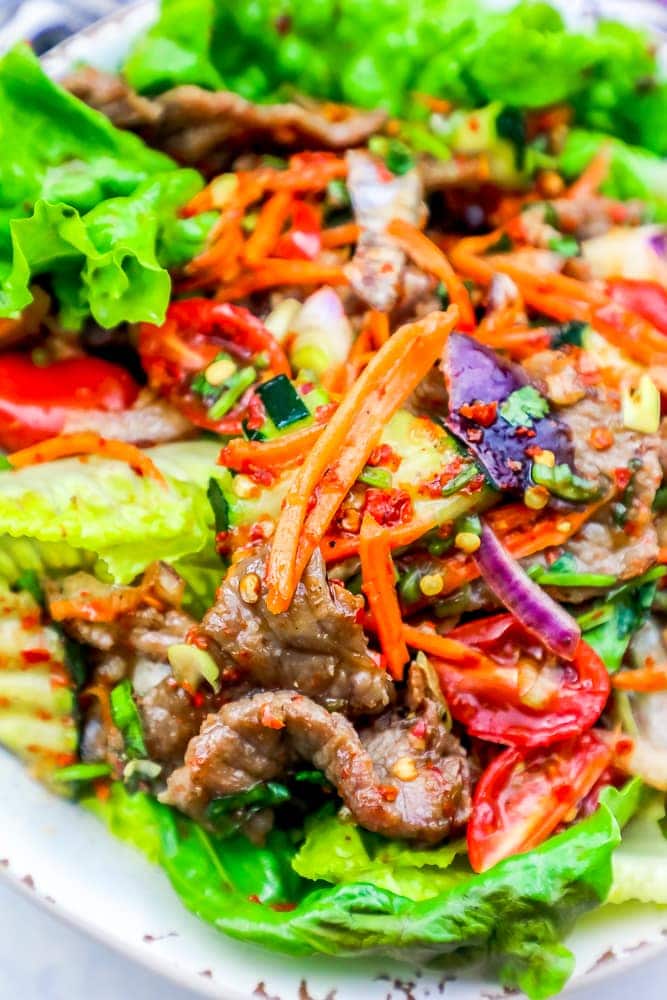 Thai spicy beef