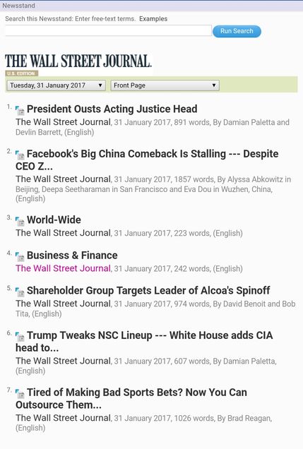 WSJ Factiva