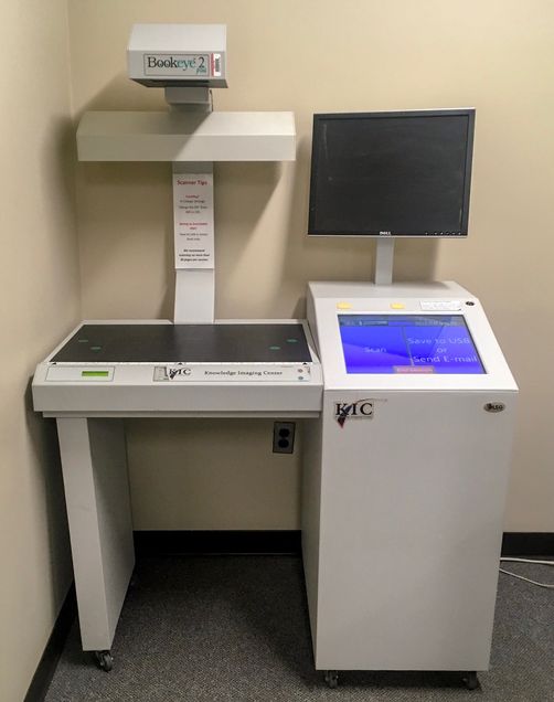 New KIC scanner at SEL! » BU Libraries Boston University