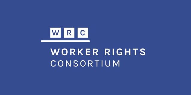 WRC logo. Worker Rights Consortium.
