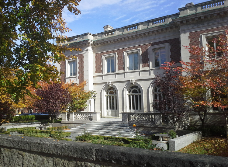 Exterior of Wightman Mansion