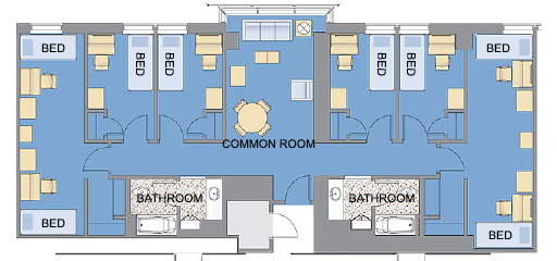 33HAW Suite Floor Plan