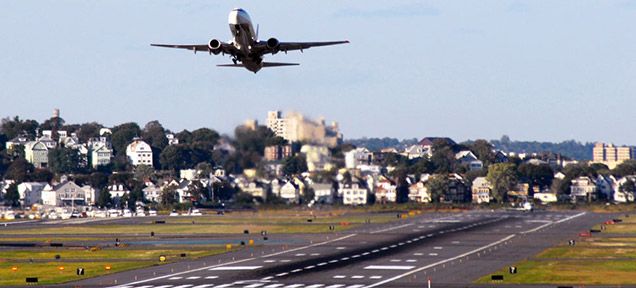 BU students will study noise spillover from Logan Airport