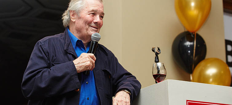 Jacques Pépin speaks at Boston University's MET50 Gala